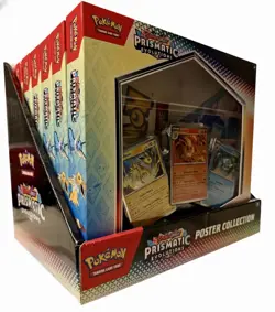 x6 Pokemon TCG: Prismatic Evolutions - Poster Collection Sealed W/ Display - Image 1