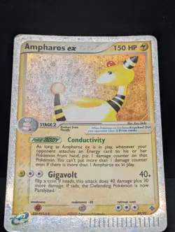 Ampharos ex 89/97 Dragon Holo Ultra Rare Pokemon TCG Nintendo WOTC e-reader MP - Image 3
