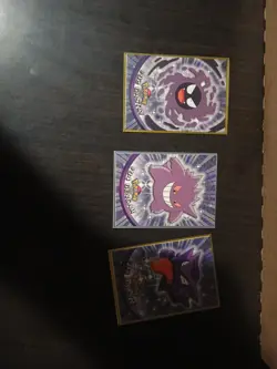 Pokemon 2000 Topps TV Animation Edition #94 Gengar Blue Logo Evolution Line - Image 1