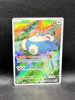 Snorlax 051 PROMO BLACK STAR HOLO Scarlet & Violet Pokemon 151 English IR Foil - Image 3