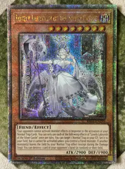 YuGiOh LOVELY LABRYNTH OF THE SILVER CASTLE Quarter Century Secret RA04-EN295 - Image 2