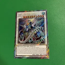 Yugioh! Crystal Clear Wing Synchro Dragon - RA04-EN059 - Platinum Secret Rare - - Image 3