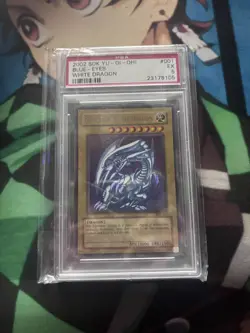 2002 Sdk Yu Gi Oh Blue Eyes White Dragon Psa 5 Sdk 001 - Image 1