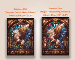 Mtg Sleeves: Stained Griffin 100Ct Top Quality Card Sleeves! Foil/Holo No Logo - Image 4