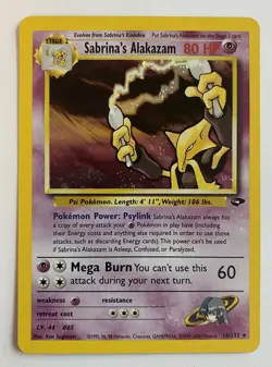 Sabrina's Alakazam 16/132 - WOTC 2000 - Rare Holo Pokemon Card - NM - 1¢ start! - Image 1