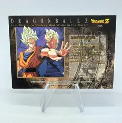 Carte Dragon Ball Z DBZ Trading Cards Chromium 95 Amada 1995 Satan Pan Goku Foil - Image 2