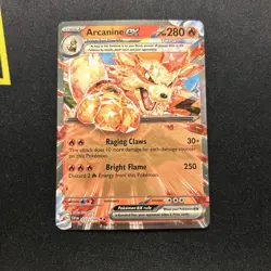 Arcanine ex 032/198 NM -Ultra Rare Pokemon Card- Scarlet And Violet Base (8s) - Image 1