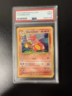 Pokemon 2023 Charmeleon Card 002/034 CLC, PSA 9Gem Mint - Image 1