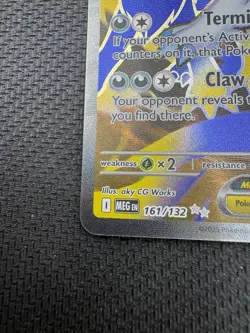 Pokemon TCG Card Mega Absol ex 161/132 Mega Evolution Ultra Rare Full Art - NM - Image 5