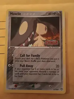 Pokemon Card Ex Power Keepers Mawile 17/108 & Wynaut 70/108 Reverse Holo Stamped - Image 2