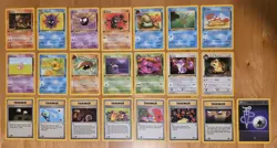 *Private Listing* Pokemon TCG 22 Card Lot Fossil / Rocket - Image 1