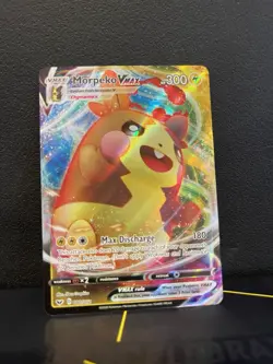 Pokemon TCG Morpeko VMAX 080/202SWSH01 Sword & Shield Holo Card - Image 1