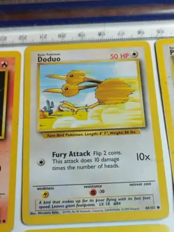 Lot of 8 1995 Pokemon cards in excellent condition Vulpix Ponyta Doduo Pidgey... - Image 4