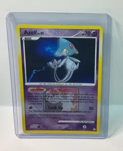 Azelf 19/146 Legends Awakened Crosshatch Pokemon League Promo Card - Image 1