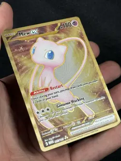 Pokemon TCG Mew EX Metal Gold NM 205/165 Scarlet & Violet 151 Promo Card - Image 4