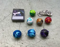 Small Lot of Bakugan Battle Brawlers Figures + Cards - Image 1