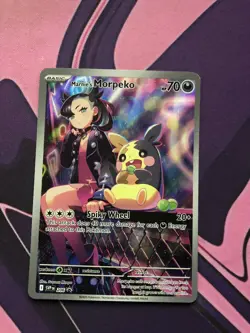 Marnie’s Morpeko Holo Rare SV: Scarlet & Violet Promo Cards 206 - Image 2