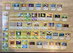 Lot of 89 Vintage Pokemon Cards 1999 WotC Base Set Jungle Fossil Rocket Neo Etc. - Image 1