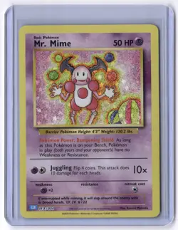Mr. Mime 013/034 Classic Collection Holo NM Pokemon Trading Card Game Classic - Image 1