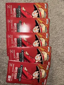 5 Carrying On His Will One Piece Card Game OP-13 Blister Packs - Image 1