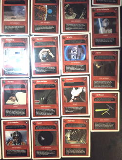 🔥🔥1995 STAR WARS CCG PREMIERE UNLIMITED (DARK) 87 PC. CARD LOT *NO DUPLICATES* - Image 5