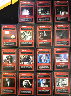 🔥🔥1995 STAR WARS CCG PREMIERE LIMITED (DARK) 98 PC. CARD LOT **NO DUPLICATES* - Image 4