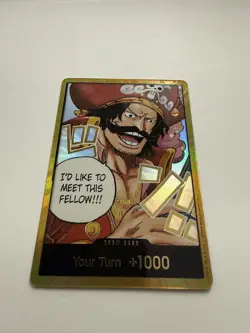 One Piece Gol.D.Roger GOLD DON!! Card (OP-13) English - Image 4