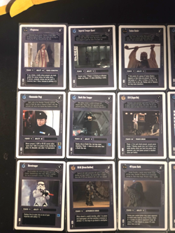 🔥🔥1995 STAR WARS CCG PREMIERE UNLIMITED (DARK) 82 PC. CARD LOT *NO DUPLICATES* - Image 4