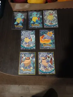 Topps Blastoise Pokemon Card TV Animation Edition Green Logo - Image 1