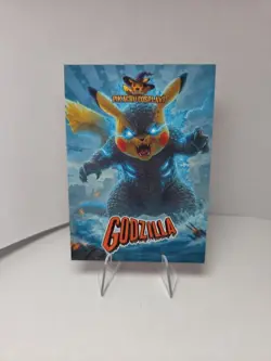POKEMON PIKACHU COSPLAY! * GODZILLA * NO. 3 * BOX HIT - Textured Card- - Image 1