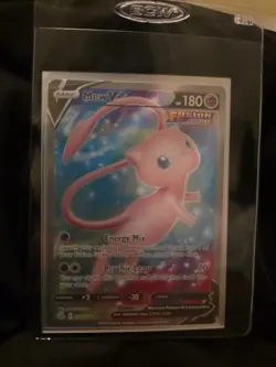 Mew v Fusion Strike Full Art Ultra Rare Card 250/264 Condition POKEMON TCG MINT - Image 1