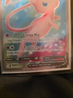 Mew v Fusion Strike Full Art Ultra Rare Card 250/264 Condition POKEMON TCG MINT - Image 2