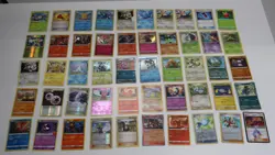 Pokemon Card Lot Of 50 - Moderately Played to DAMAGED - Reg / Rev Holo (Lot 5) - Image 1