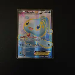 Pokemon TCG Manaphy EX XY Breakpoint Holo Full Art Ultra Rare Card 116/122 - Image 1