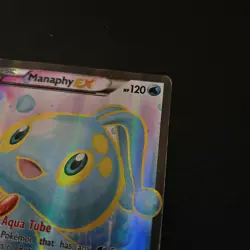 Pokemon TCG Manaphy EX XY Breakpoint Holo Full Art Ultra Rare Card 116/122 - Image 3