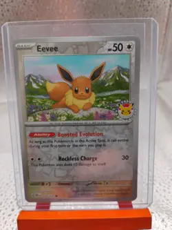 Eevee - (Pokemon Day 2025) (Reverse Cosmos Holo) 074/131 Miscellaneous Cards... - Image 1