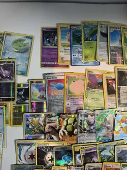 Pokemon Card Lot Holo Etc LP-Damaged GENGAR, ALAKAZAM Holo And More Over 90 - Image 4