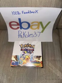 SV Surging Sparks Booster Box FACTORY SEALED Pokemon TCG Cards Same Day Shipping - Image 1