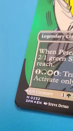 MtG SPM Peter Parker / Amazing Spider-Man #232 Borderless FOIL - Image 3