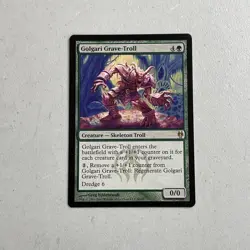 Magic The Gathering MTG Duel Decks Izzet vs. Golgari - Golgari Grave-Troll 60/90 - Image 1