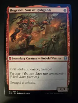 Rograkh, Son of Rohgahh Commander Legends MTG FREE SHIPPING - Image 1