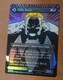 MTG - Eddie Brock Venom, Lethal Protector - 233 - Foil - Marvel's Spider-Man - Image 1