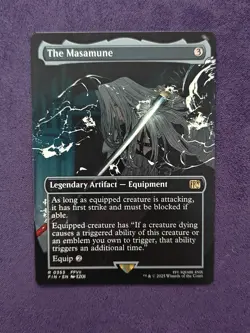 The Masamune (Borderless) R FINAL FANTASY 353 NM Normal MTG FIN - Image 1