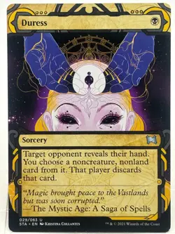 Duress NM/M* Strixhaven Mystical Archives ENGLISH 029/063 mtg -UnltdCards - Image 1