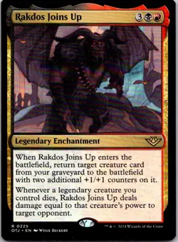 Magic the Gathering HP Rakdos Joins Up Outlaws of Thunder Junction MTG - Image 1