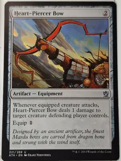 Heart-Piercer Bow - Khans of Tarkir - Magic the Gathering MTG Nice! - Image 1
