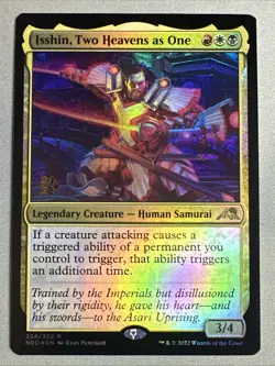 MTG / Isshin, Two Heavens as One / PRE / #224 / FOIL / Rare / NM - Image 1