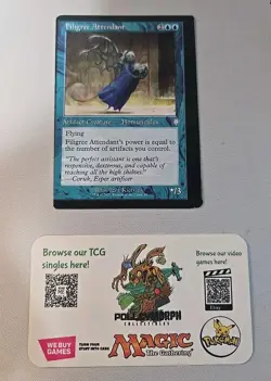 Filigree Attendant (Retro) [The Brothers' War Commander] MTG Misprint Miscut! - Image 1