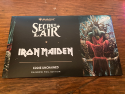 Secret Lair Iron Maiden Eddie Unchained Rainbow Foil - Sealed, Free Shipping - Image 1