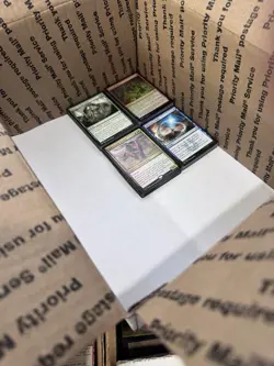 🧙17lbs+ 4200+ UNSEARCHED Magic The Gathering Bulk Lot LP/NM w/ Rares & Foils‼ - Image 2